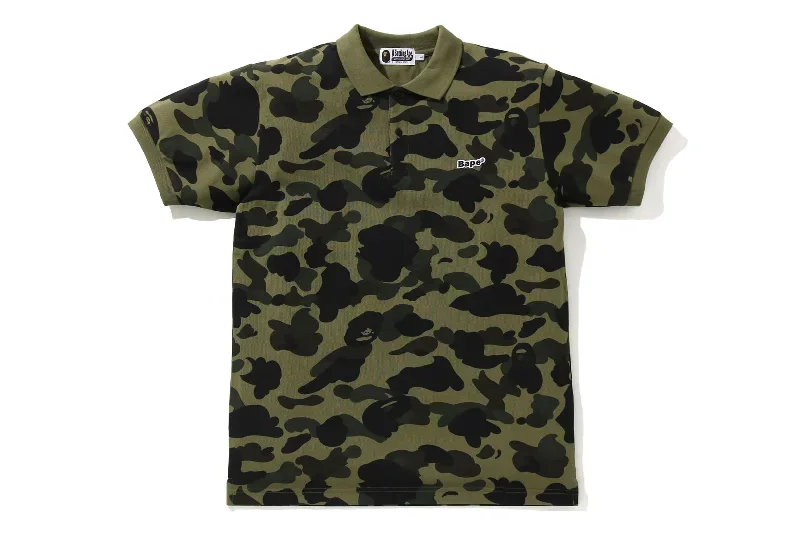 1ST CAMO BAPE PATCHED POLO