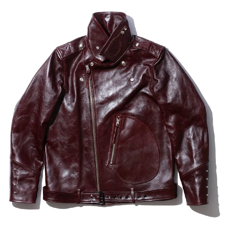 Fountain Head Leathers Beta Horsehide Leather Jacket Brown