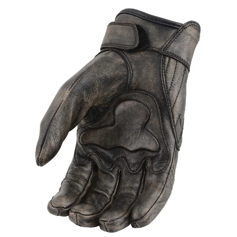 milwaukee-leather-mg7514-mens-distressed-brown-leather-gloves-with-gel-palm-and-knuckle-protectors