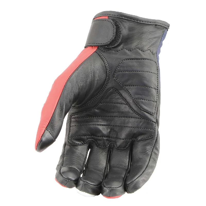 milwaukee-leather-mg7527-men-s-stars-and-stripes-leather-gloves-with-touch-fingers