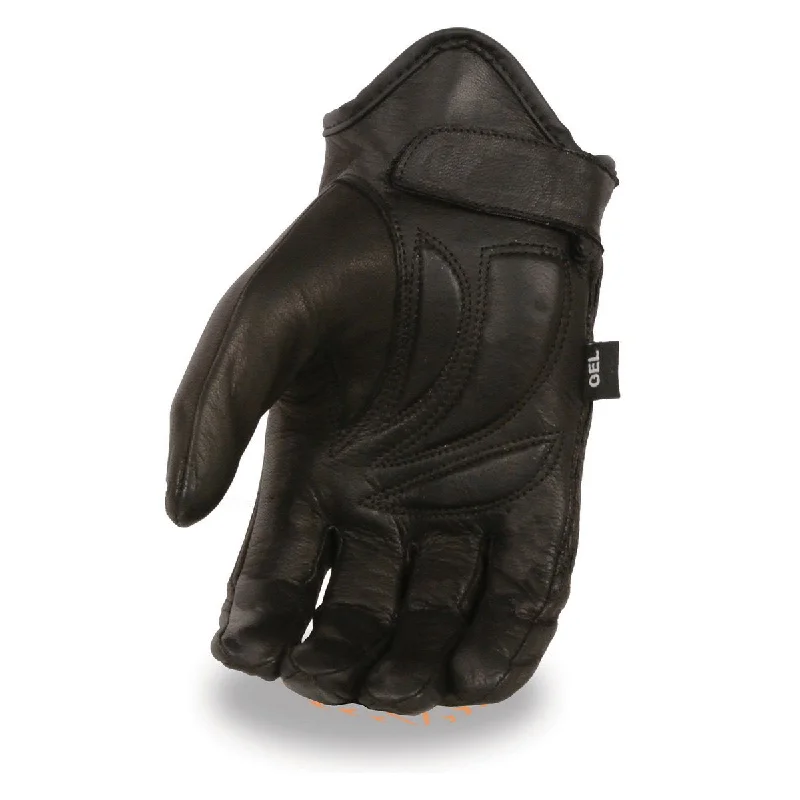 milwaukee-leather-mg7570-men-s-reflective-skull-premium-leather-short-wrist-gel-palm-driving-gloves