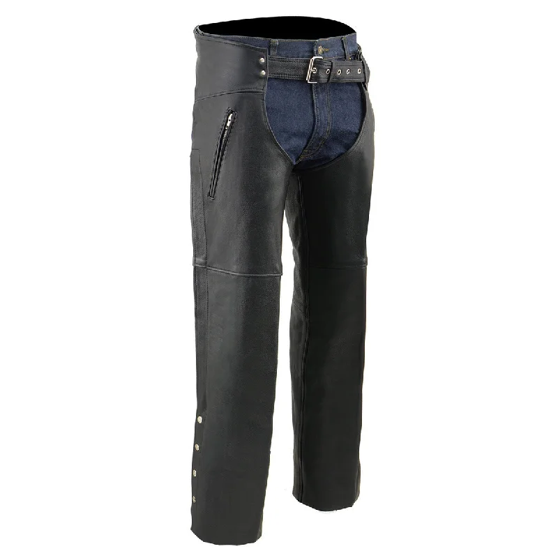 milwaukee-leather-sh1190-mens-black-leather-chaps-with-zippered-thigh-pockets