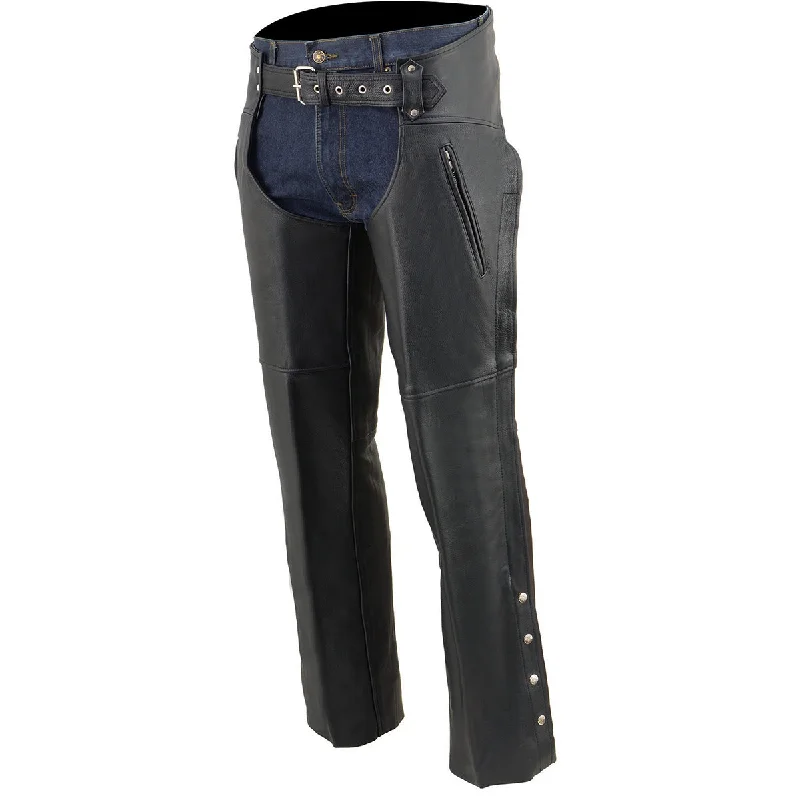 milwaukee-leather-sh1190-mens-black-leather-chaps-with-zippered-thigh-pockets