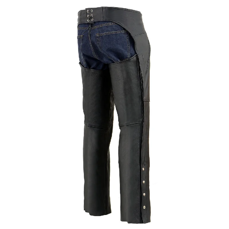 milwaukee-leather-sh1190-mens-black-leather-chaps-with-zippered-thigh-pockets