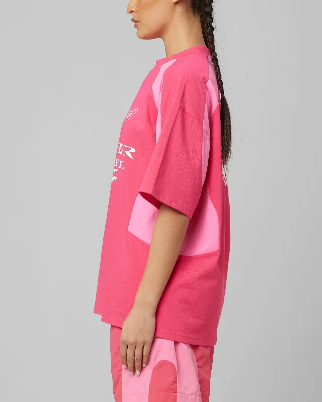 loiter-subcultural-panel-t-shirt-pink-womens