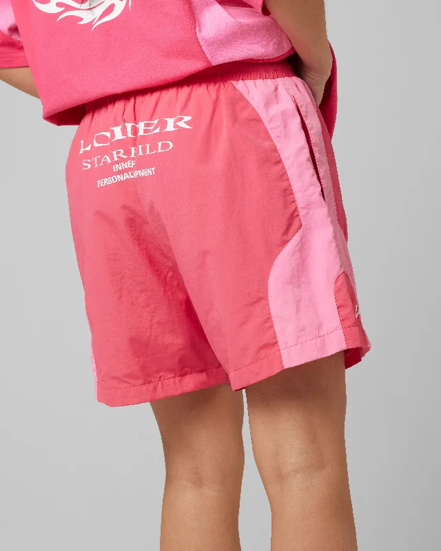 loiter-subculture-panel-shorts-pink-womens