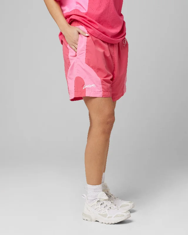 loiter-subculture-panel-shorts-pink-womens