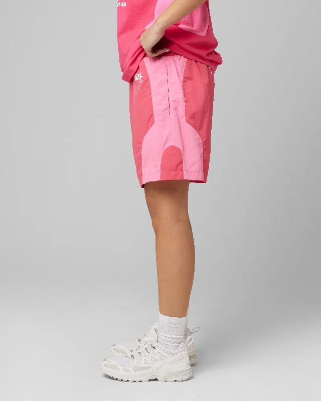 loiter-subculture-panel-shorts-pink-womens