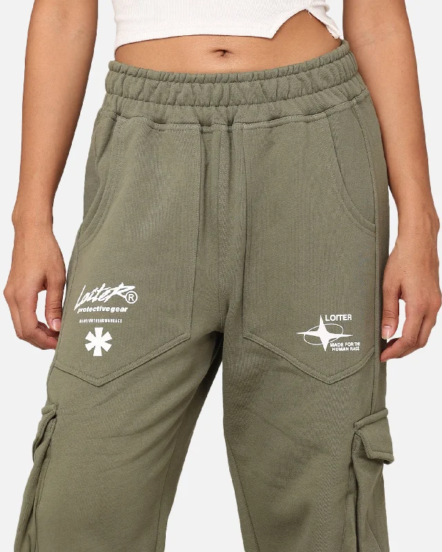 loiter-utopia-cargo-pants-khaki-green-womens