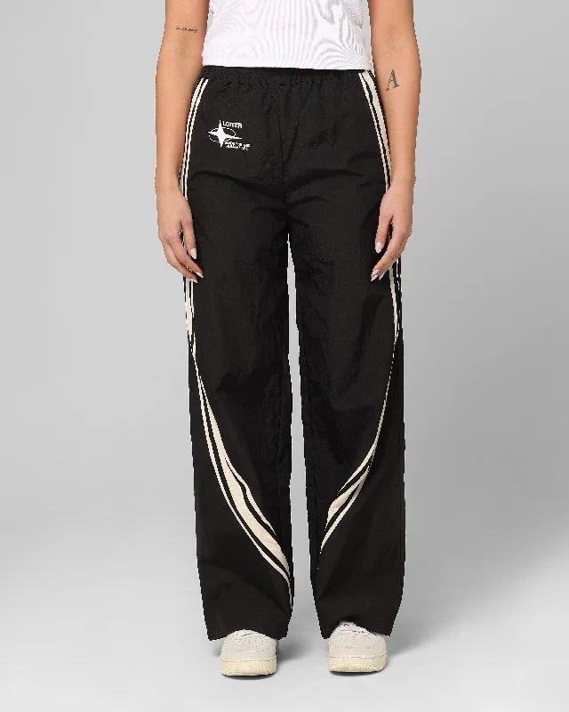 Loiter Wave Break Track Pants Black