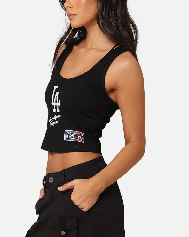 pro-standard-women-s-los-angeles-dodgers-fitted-racerback-top-black