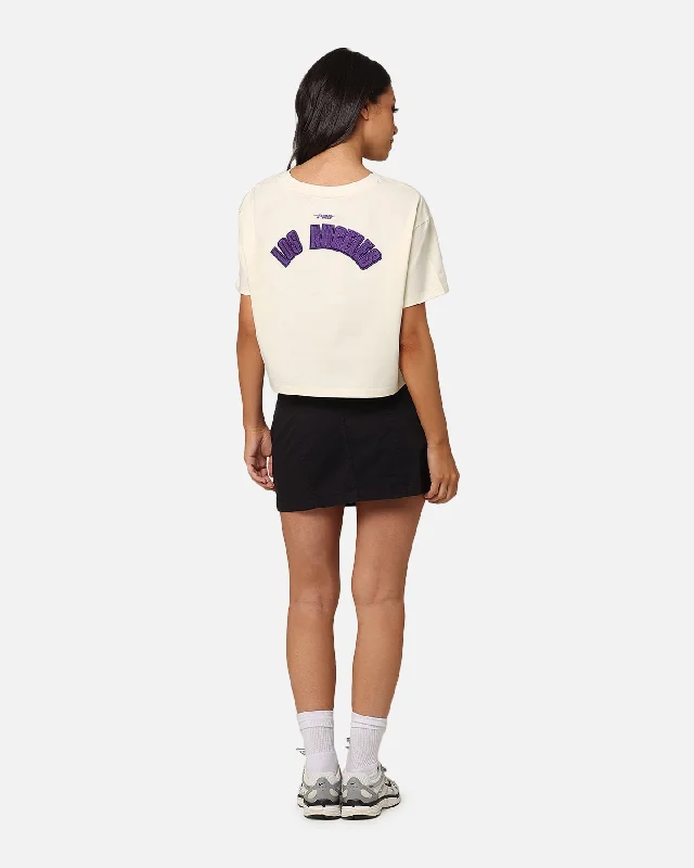 pro-standard-women-s-los-angeles-lakers-triple-tonal-cropped-boxy-t-shirt-eggshell