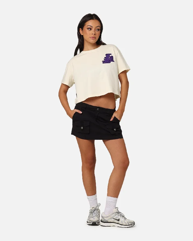 pro-standard-women-s-los-angeles-lakers-triple-tonal-cropped-boxy-t-shirt-eggshell