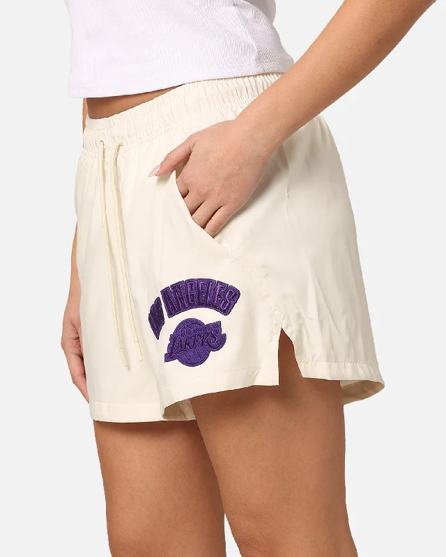 pro-standard-women-s-los-angeles-lakers-triple-tonal-woven-shorts-eggshell