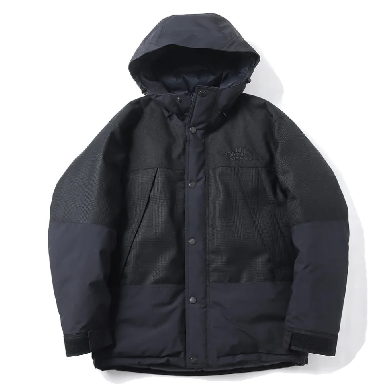 ナイロンタフタ層ラミネート×ウールエステルチェック×ナイロンオックスTHE NORTH FACE Ｗネーム J914