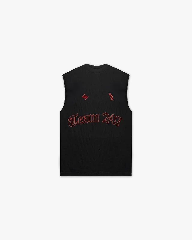 247 London Oversized Tank - Black