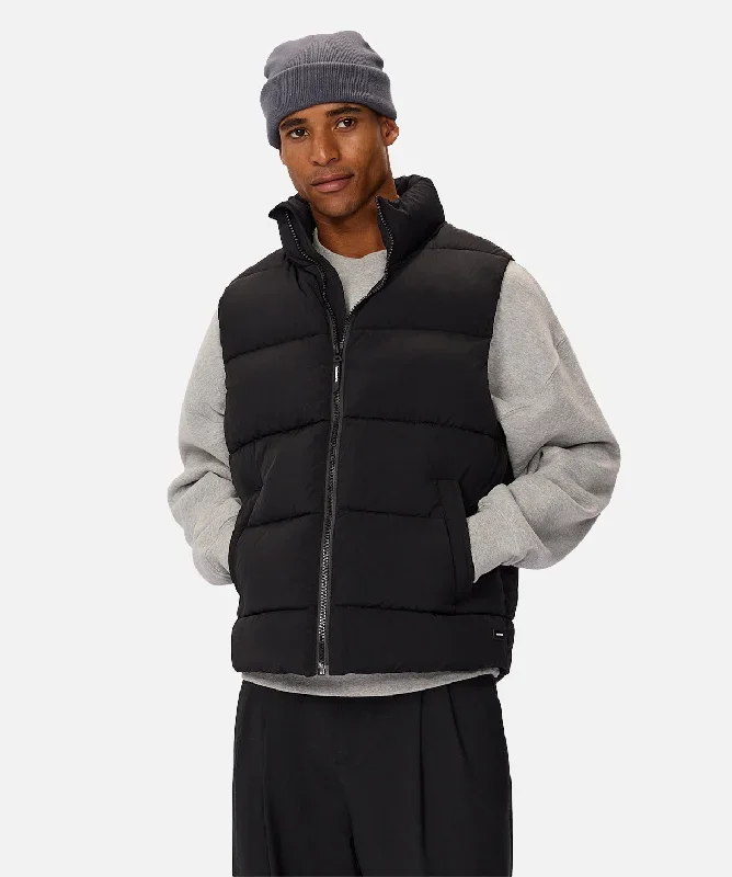 The W24 Hanam Puffer Vest - Black