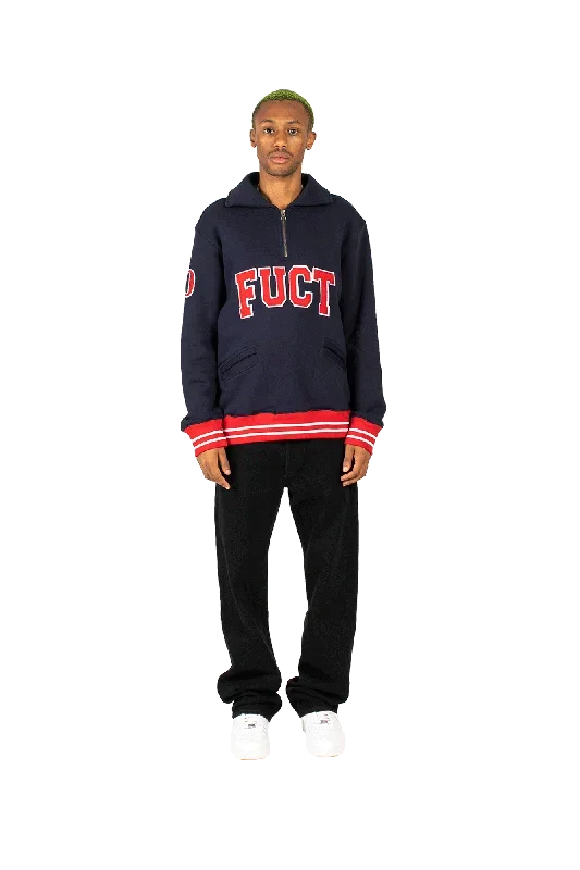 Academy Logo Quarter Zip Sweater