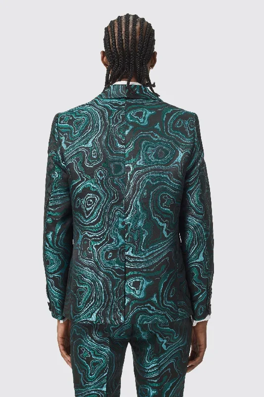 adichie-slim-fit-green-jacquard-jacket