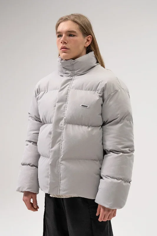 ARCTIC PADDED PUFFER COAT - DOVE GREY