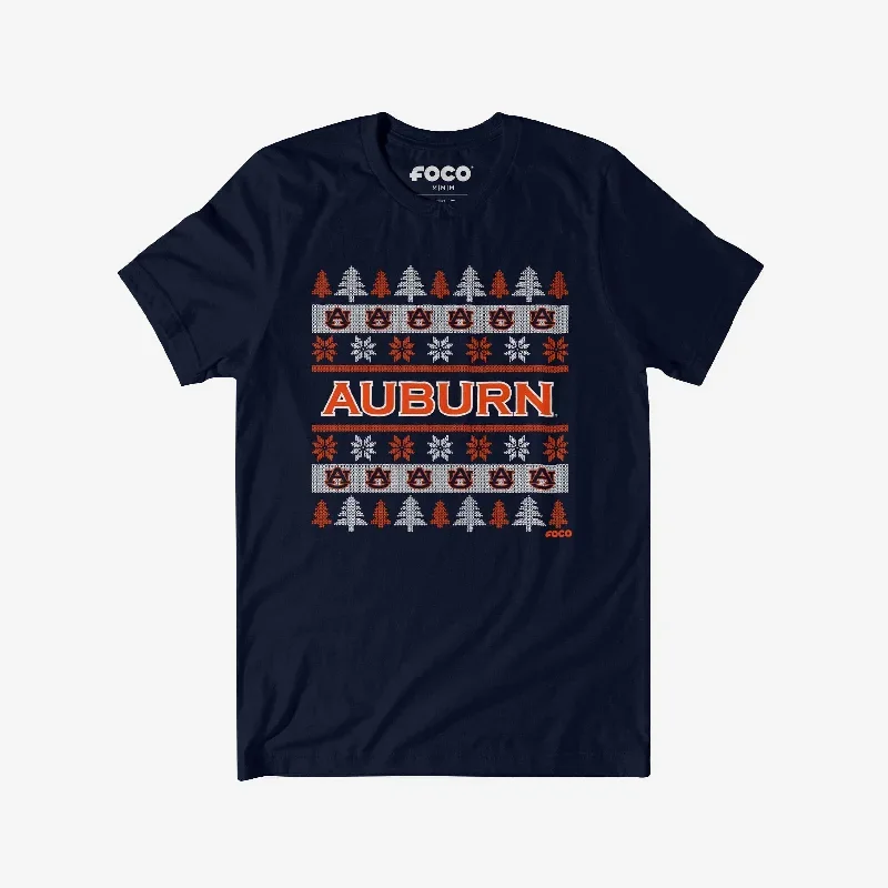 Auburn Tigers Holiday Sweater T-Shirt