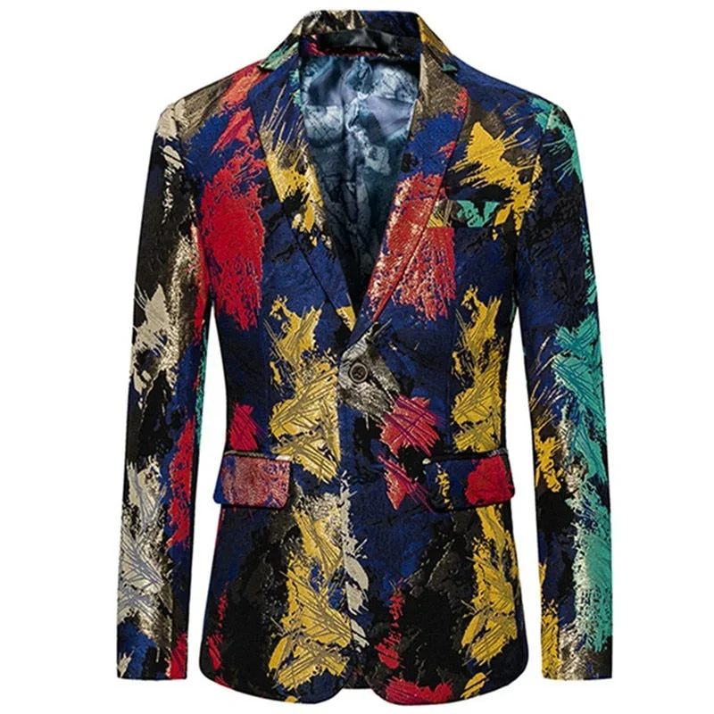 Boutique Flower Suit Jacket