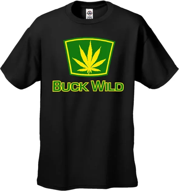 Buck Wild Pot Leaf Men's T-Shirt