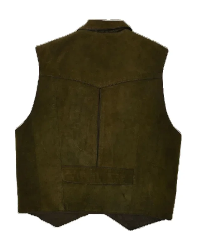 c-a-mens-suede-waistcoat-it-48-medium-green-leather