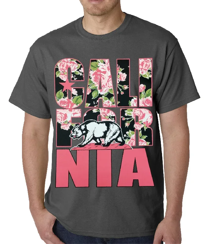 california-floral-pattern-mens-t-shirt