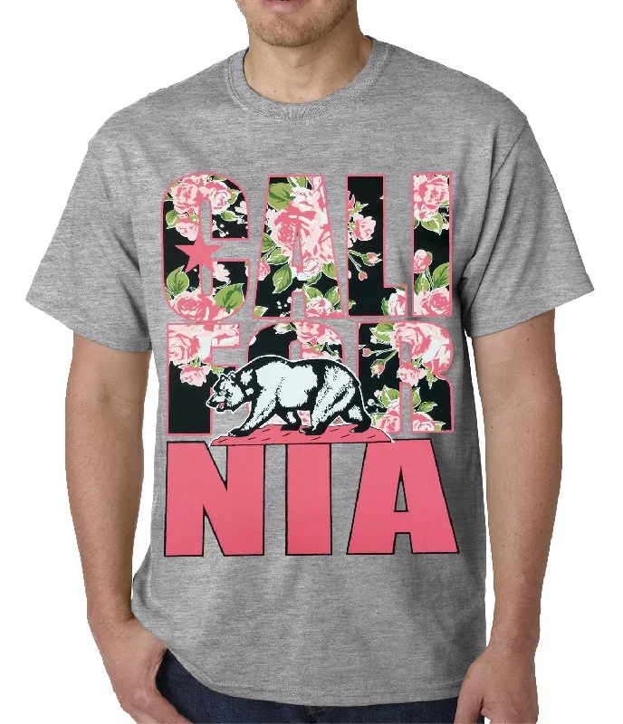 california-floral-pattern-mens-t-shirt