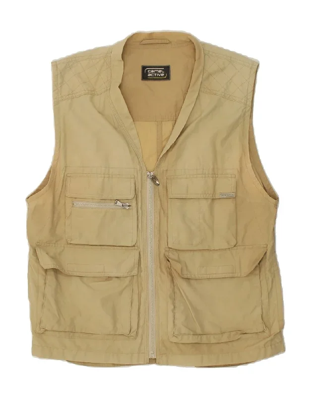 CAMEL ACTIVE Mens Utility Gilet UK 40 Large Beige