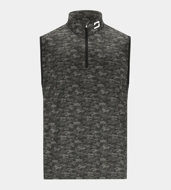 CAMO SLEEVELESS - CHARCOAL