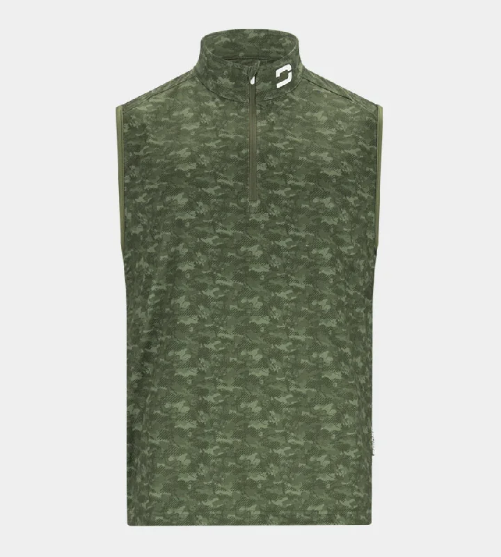 CAMO SLEEVELESS - KHAKI