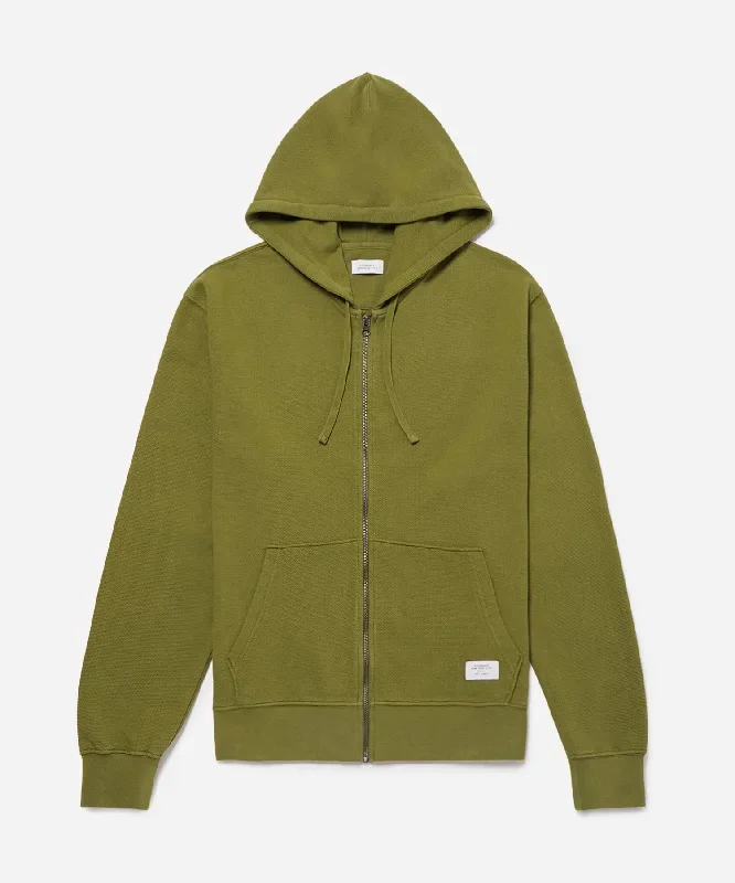 Canal Pique Zip Hoodie