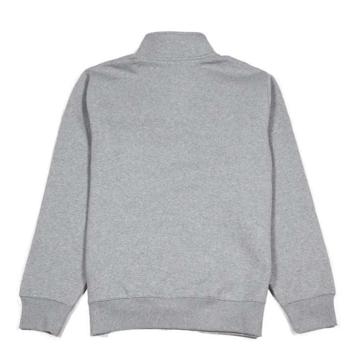 carhartt-chase-neck-zip-sweat-cotton-po-grey-heather-gold