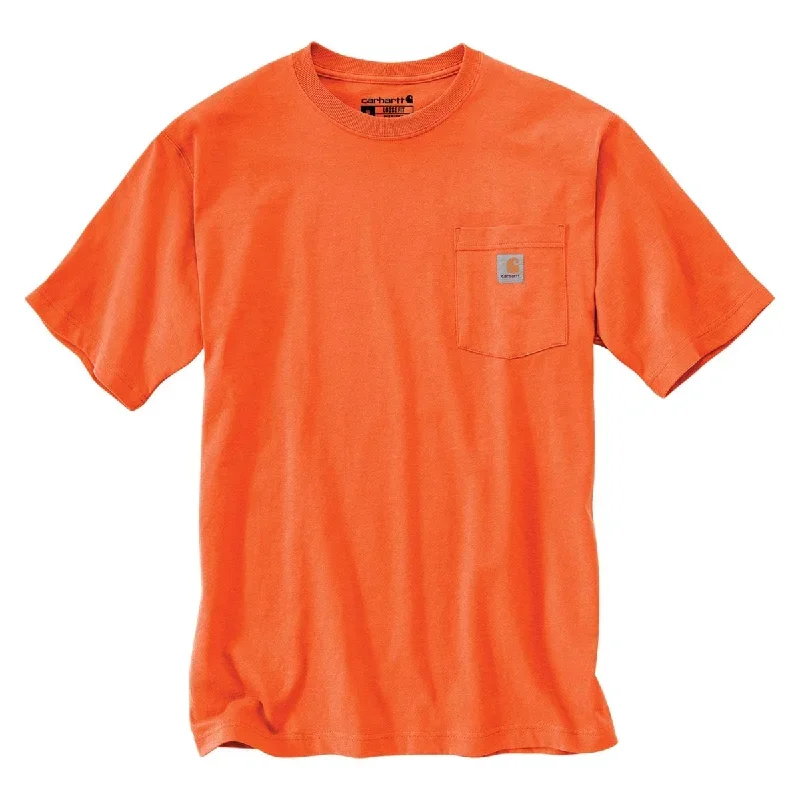 Carhartt K87 Enhanced Visibility Loose Fit Heavyweight Hi-Vis Pocket T-Shirt