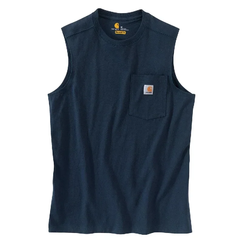 Carhartt Relaxed Fit Heavyweight Sleeveless Pocket T-Shirt