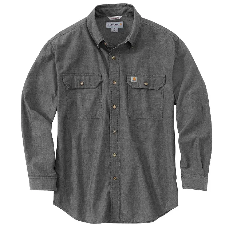 Carhartt Loose Fit Midweight Chambray Long-Sleeve Shirt