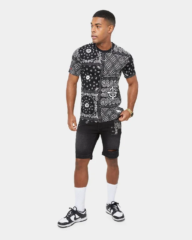 carre-bandana-ultra-classic-short-sleeve-t-shirt-black