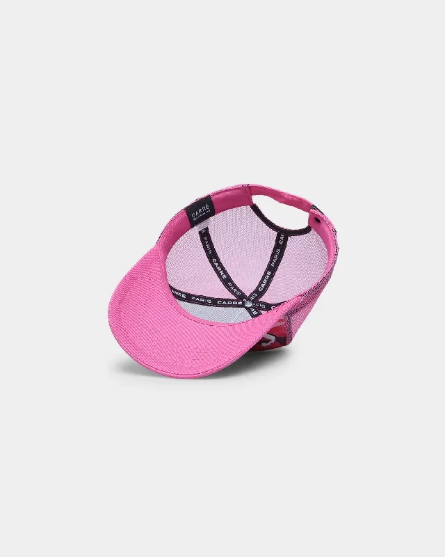 carre-c-class-camo-trucker-strapback-pink