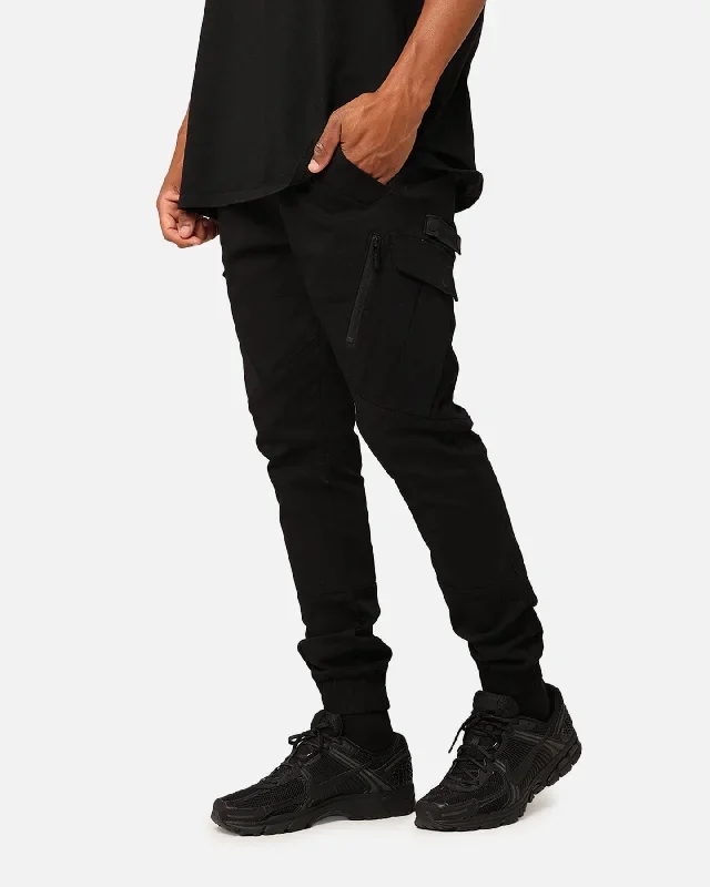 Carré Evolution Cargo Joggers Black/Black