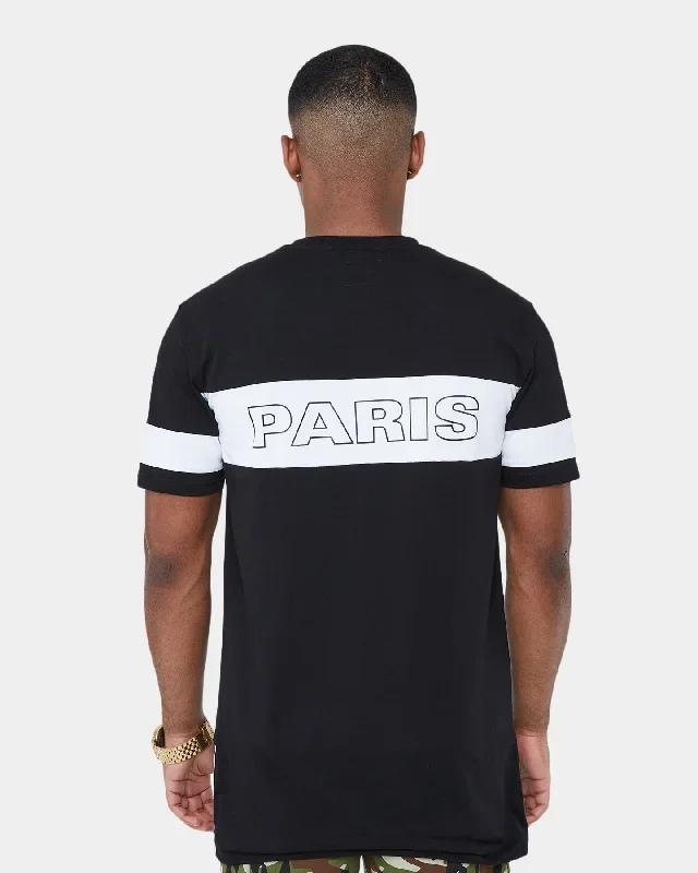 carre-panneau-short-sleeve-t-shirt-black-white