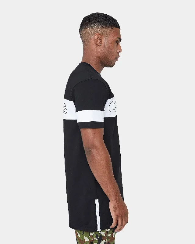 carre-panneau-short-sleeve-t-shirt-black-white