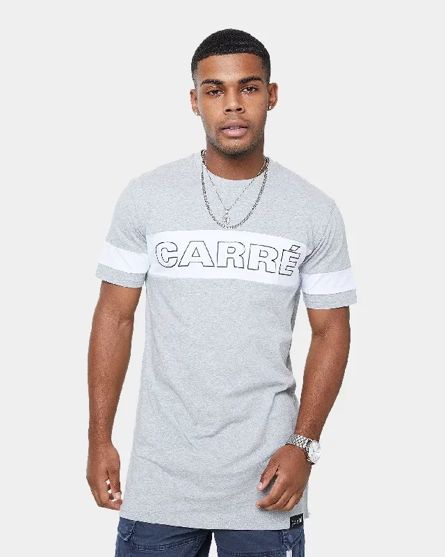 Carré Panneau Short Sleeve T-Shirt Grey Marle