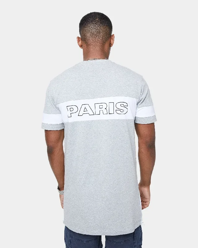 carre-panneau-short-sleeve-t-shirt-grey-marle