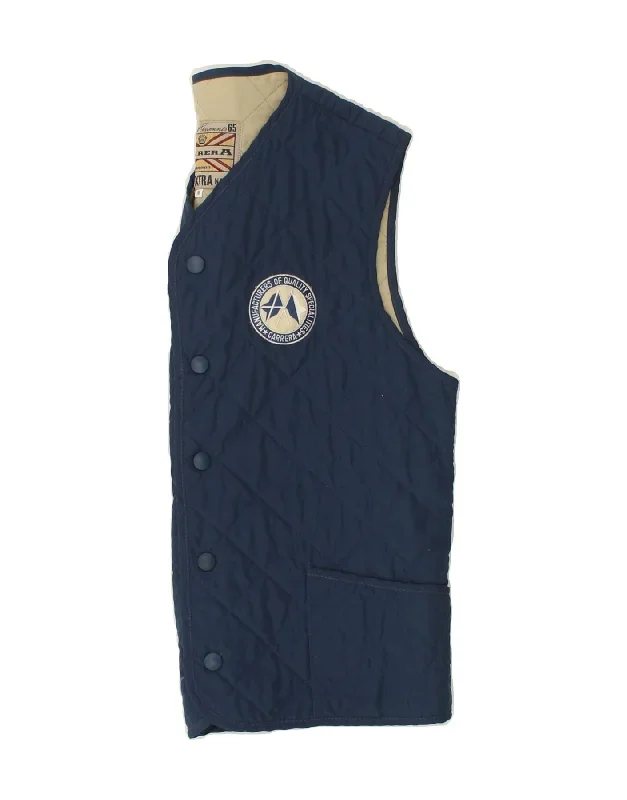 carrera-mens-quilted-gilet-uk-38-medium-navy-blue-cotton