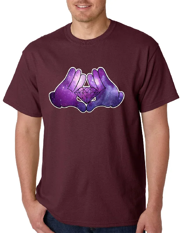 cartoon-hands-diamond-cosmos-mens-t-shirt