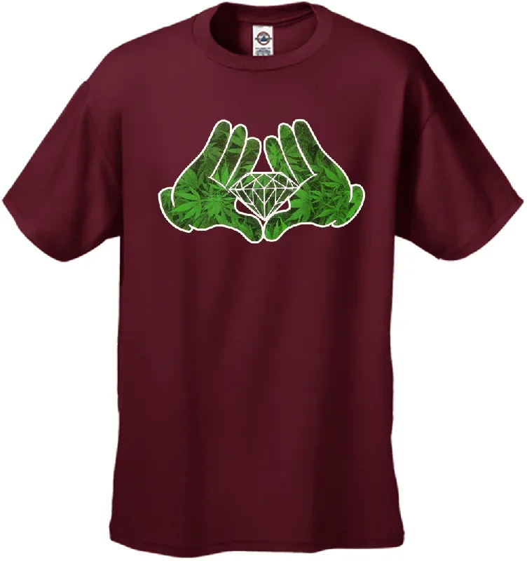 cartoon-hands-pot-leaf-diamond-mens-t-shirt