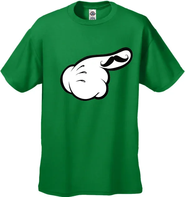 cartoon-hands-the-stache-mens-t-shirt