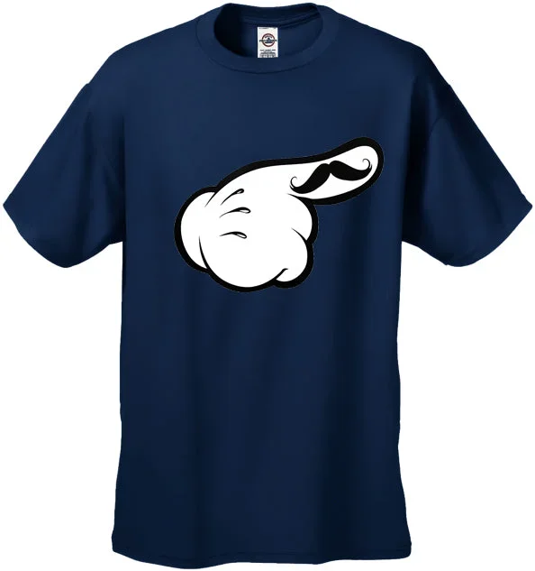 cartoon-hands-the-stache-mens-t-shirt